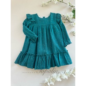 De 2 a 8 años vestido Crepes