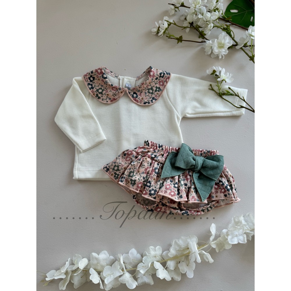 De 1 a 36m conjunto pololo faldita estampado Tambre