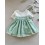 De 2 a 8 años vestido ceremonia Capuletos menta pastel  manga al codoLilus