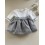 De 2 a 8 años vestido gris ceremonia Padua Baby-Ferr