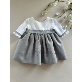 De 6 a 36m vestido Padua gris