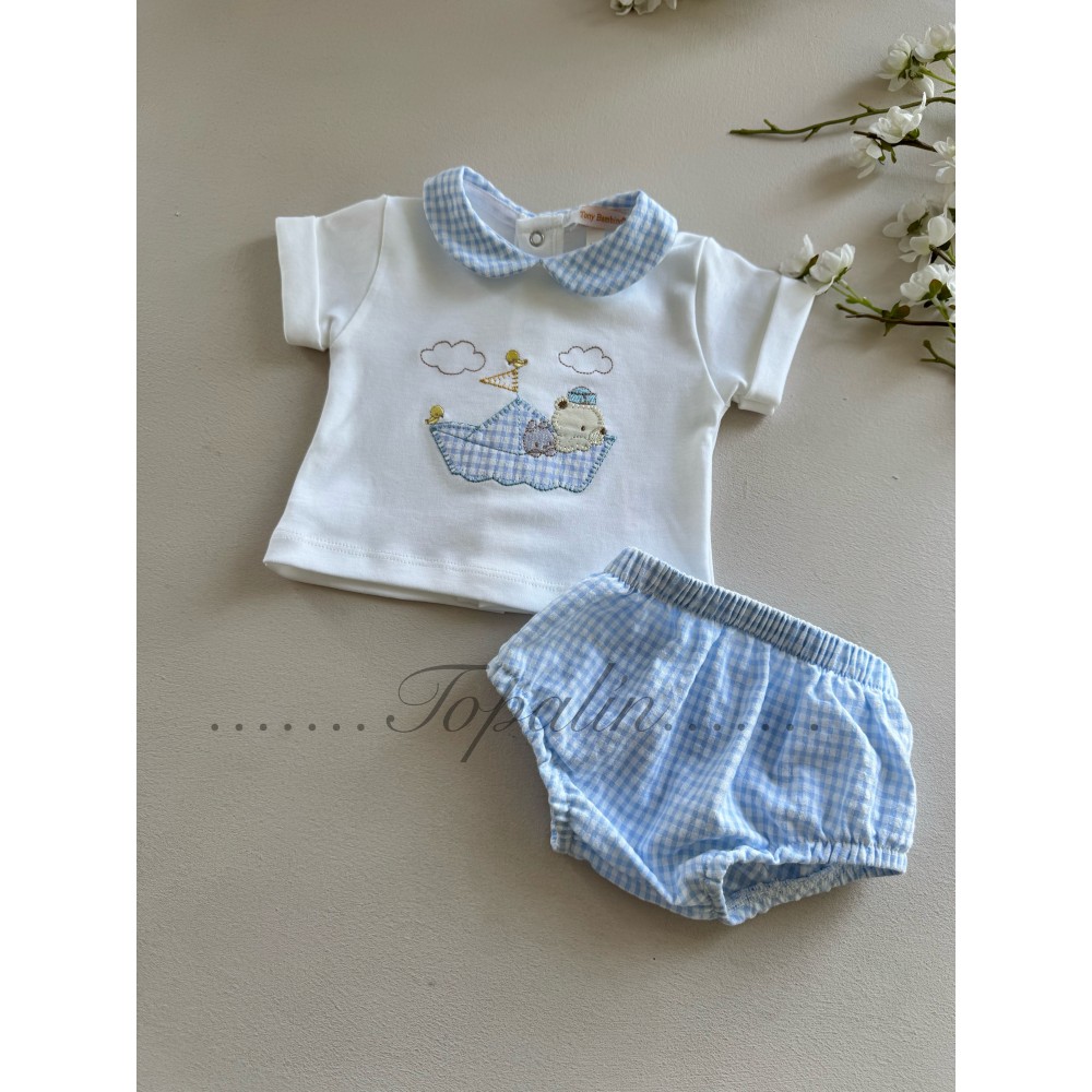 De 0 a 36m conjunto Vichy Ameno Tony Bambino