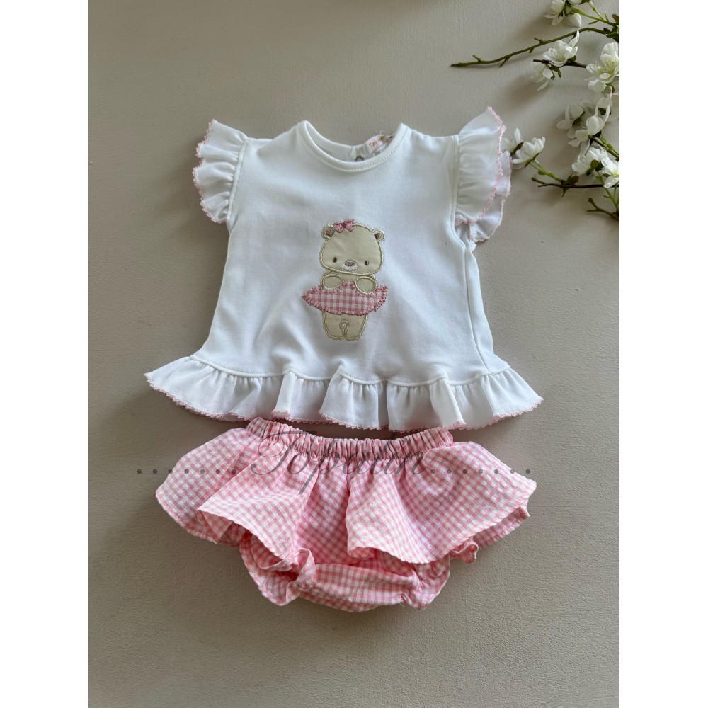 De 0 a 36m conjunto Vichy Ameno Tony