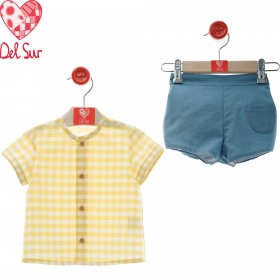De 12m conjunto camisa...