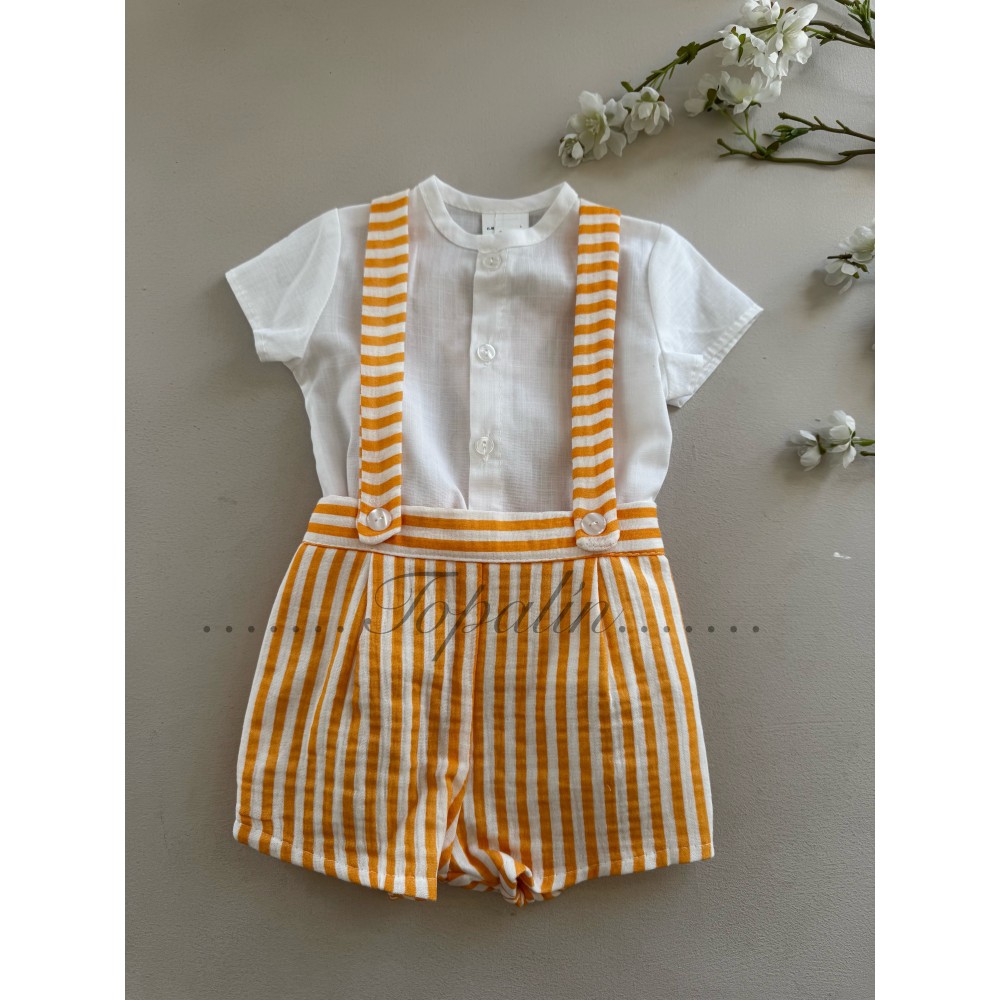 De 6 a 36m conjunto pantalón con tirantes Maranello Baby-Ferr