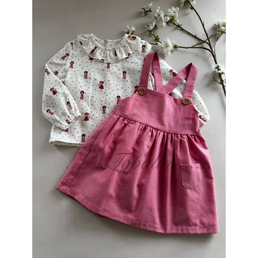 De 1 a 5 años conjunto pichi con blusa  Jacinto Baby ferr