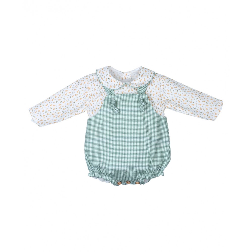 De 1 a 36m ranita + blusa Carmen Tony