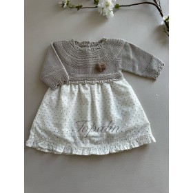 De 0 a 24m vestido punto...