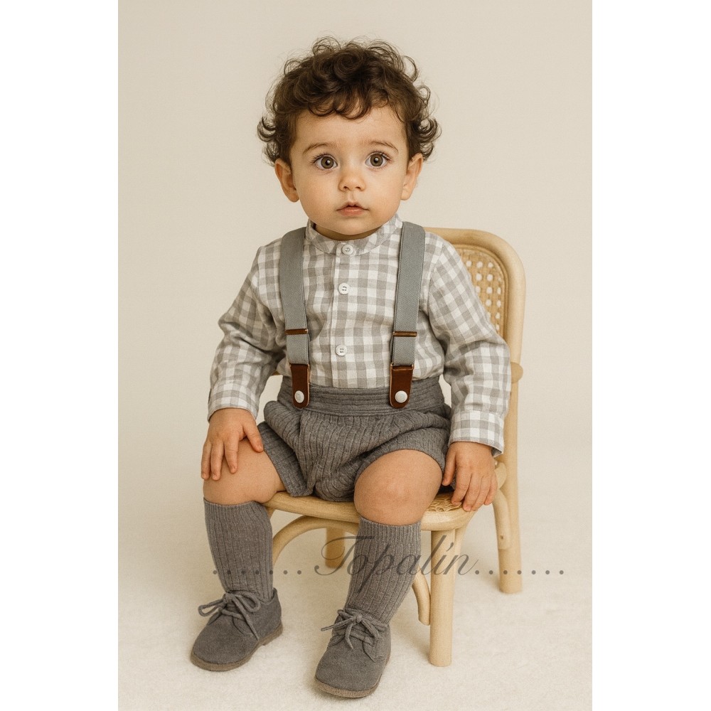 De 6 a 36m conjunto niño tirantes Lavanda Baby ferr