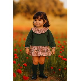 De 3 a 36m vestido Plumas...