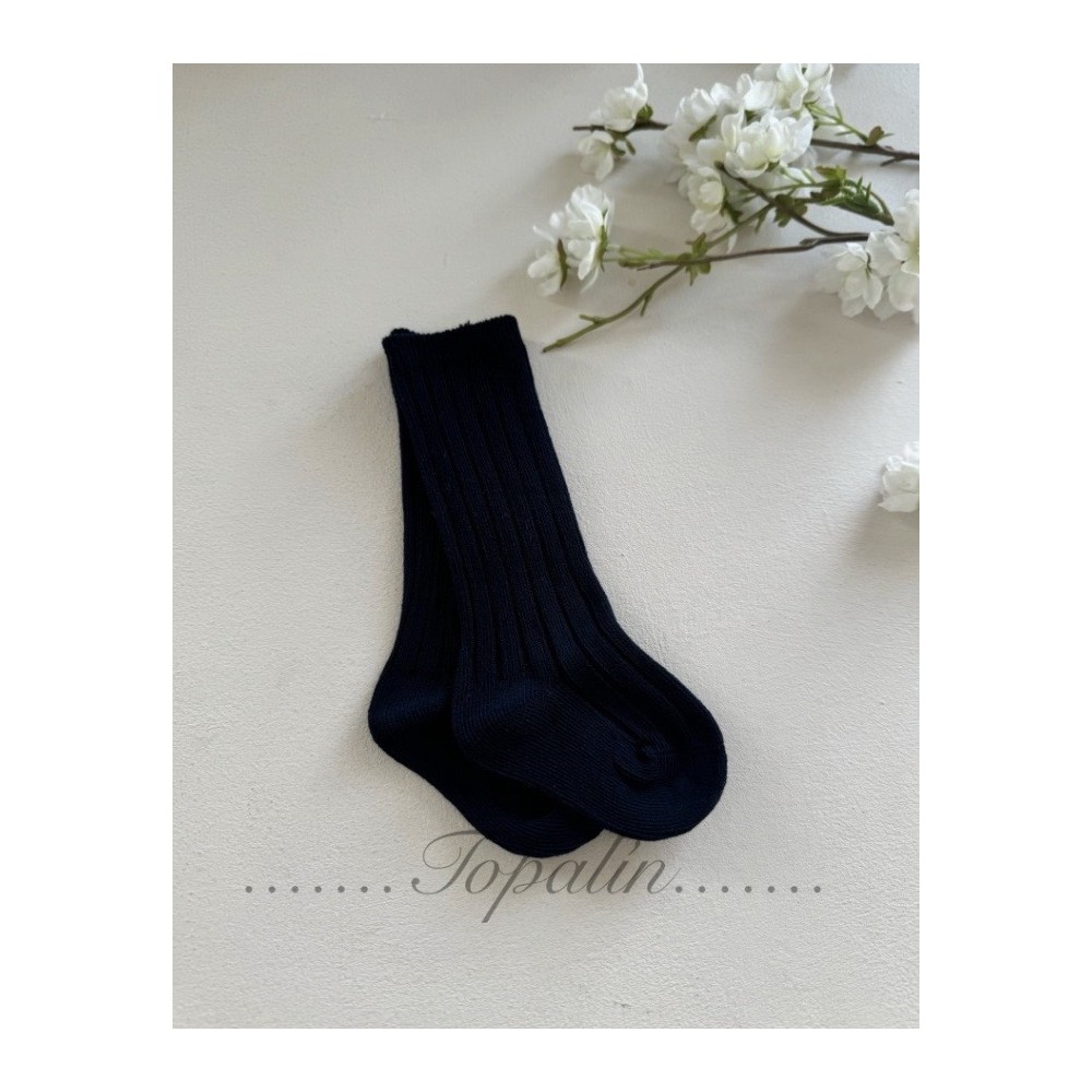 De 00 a 6 calcetín Deseada alto canalé