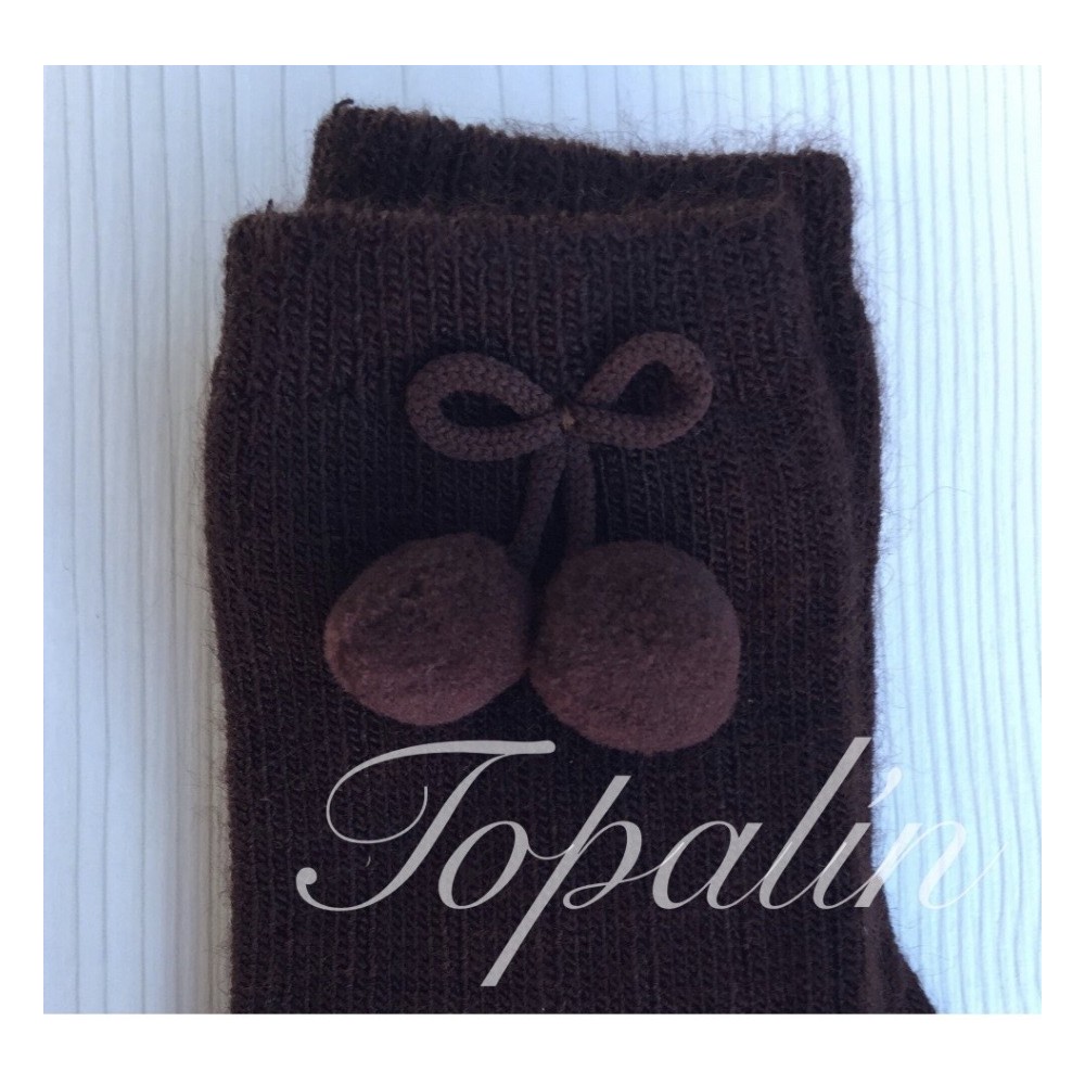 de 000 a 6 Calcetín Deseada  pompón oferta