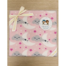 Manta coralina nubes rosa