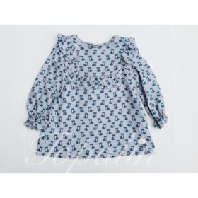 De 12m y 18m vestido gris...