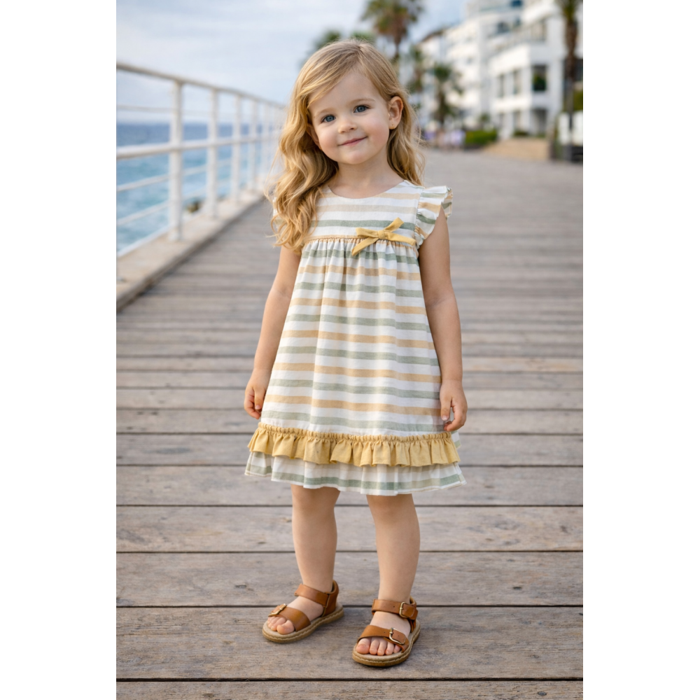 De 2 a 8 años vestido Nápoles Baby-Ferr