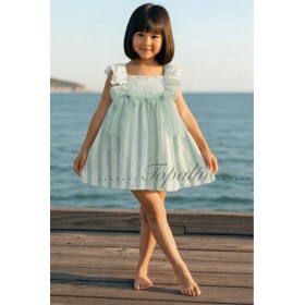 De 1 a 6 años vestido rayas...