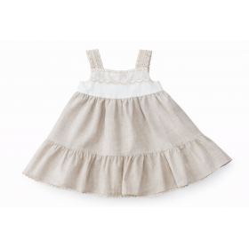 De 2 a 8años vestido lino...
