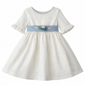 de 6 y 8años vestido lino...