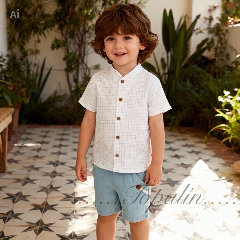 de 3 a6años conjunto niño Mumbai Calmaro