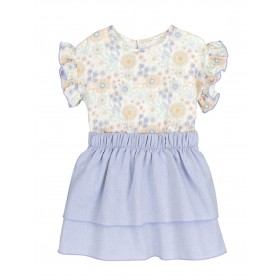 de 3 a 6años conjunto falda...