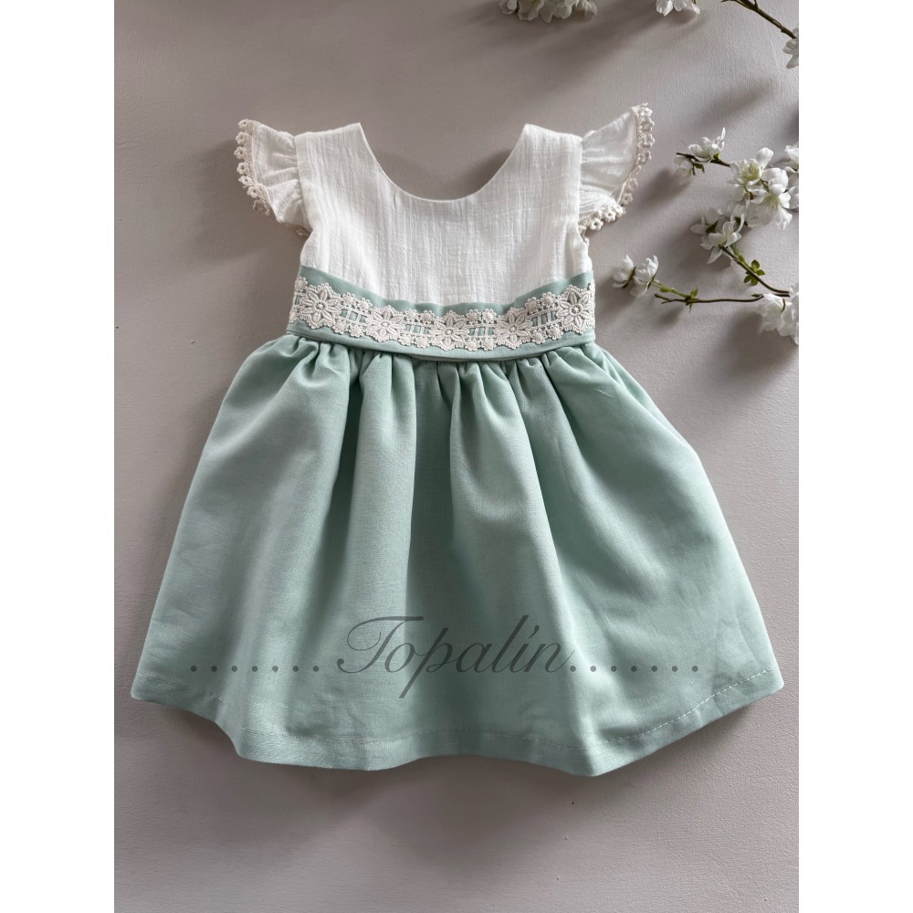 De 3 a 10 años vestido Huelva Baby Ferr verde
