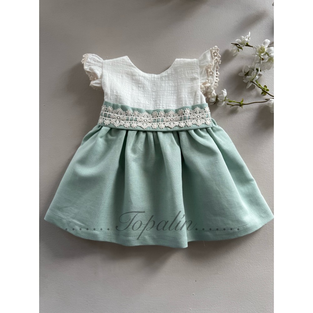 De 6 a 36 m vestido Huelva Baby Ferr verde