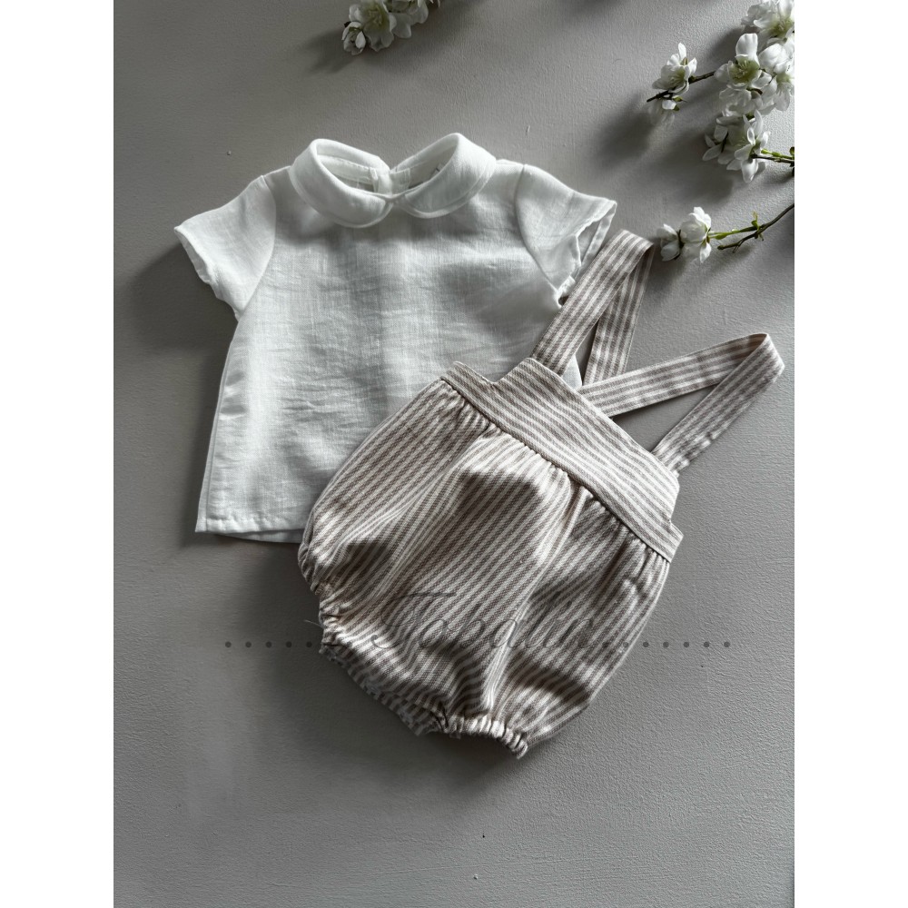 De 1 a 18m conjunto peto y blusa Córdoba Baby Ferr