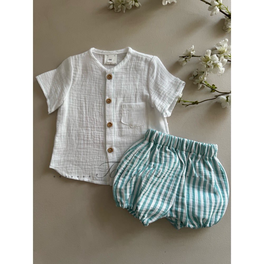 De 6 a 36m conjunto Segovia verde Baby Ferr