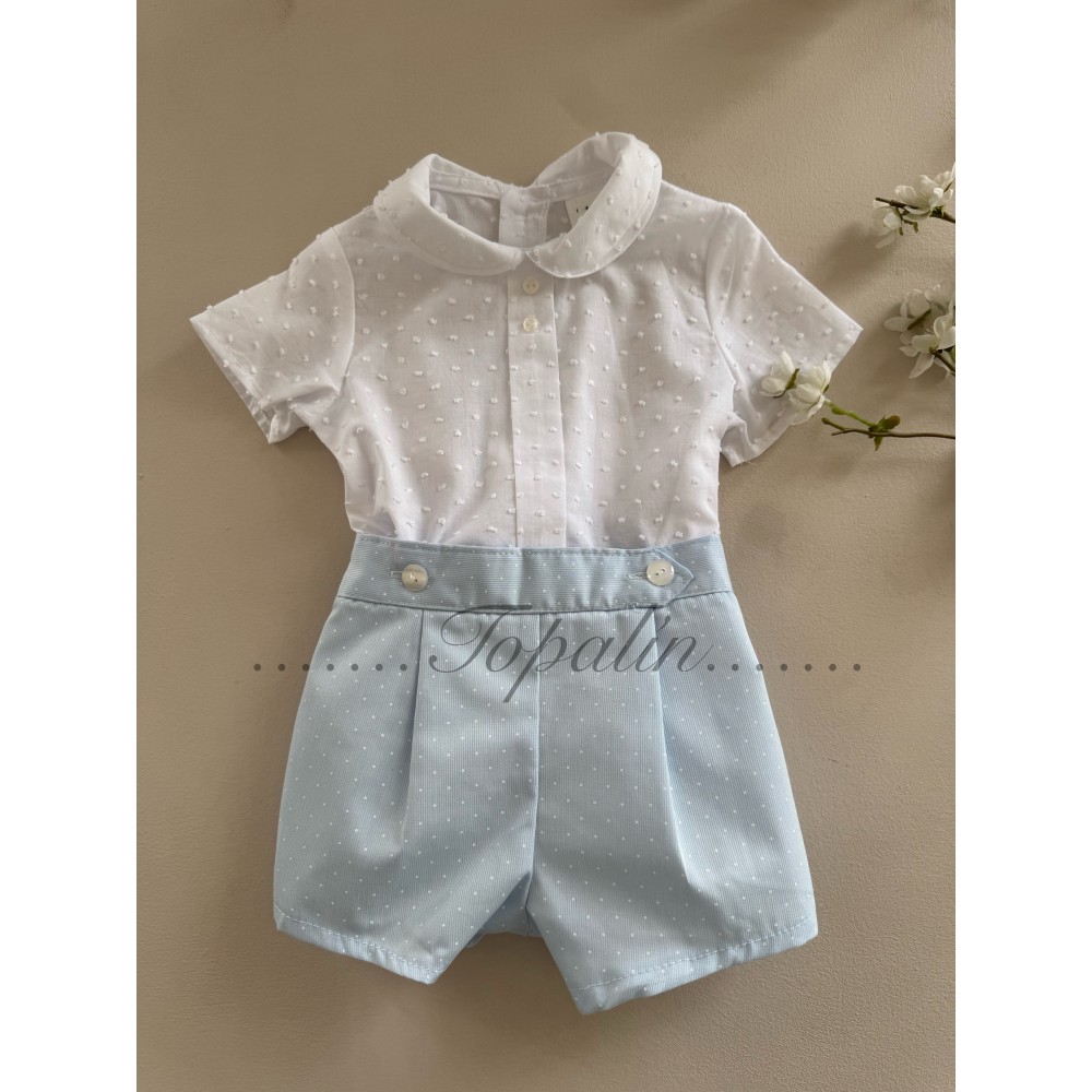 De 6 a 36m conjunto pantalón y blusa Avellana Baby Ferr