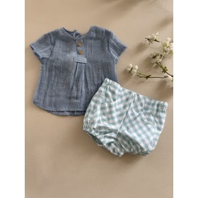 De 3 a 24m conjunto camisa...