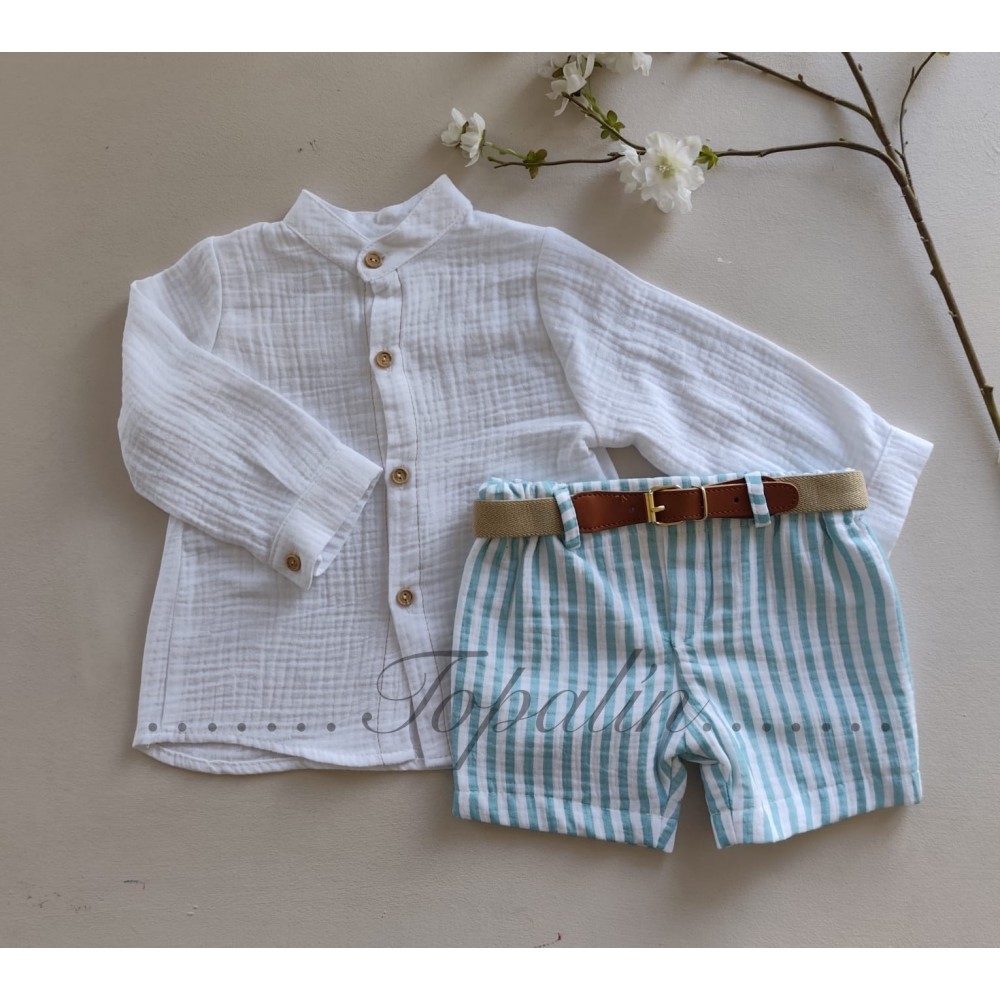 De 2 a 6 años conjunto Segovia verde Baby Ferr