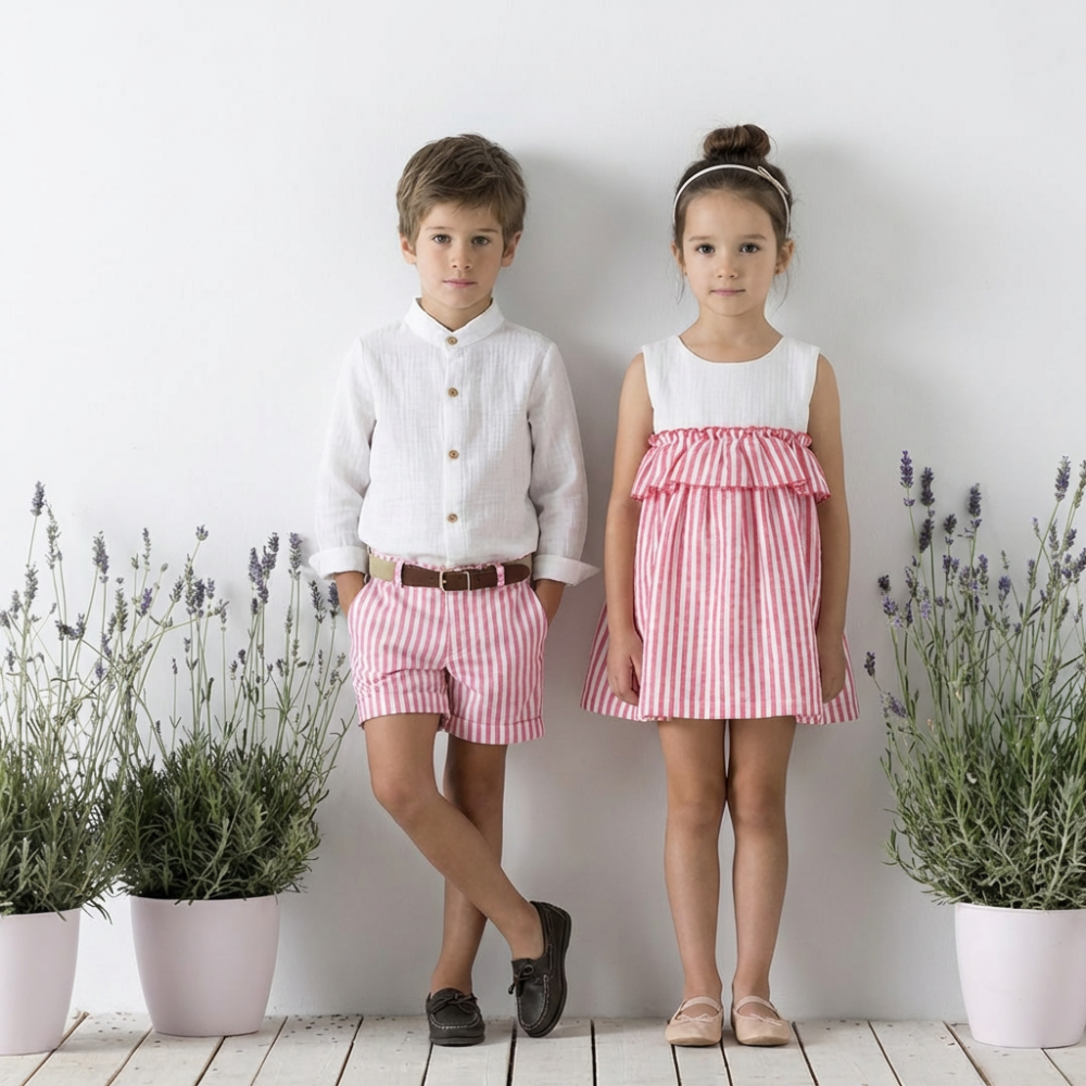 De 2 a 6 años conjunto Segovia coral Baby Ferr