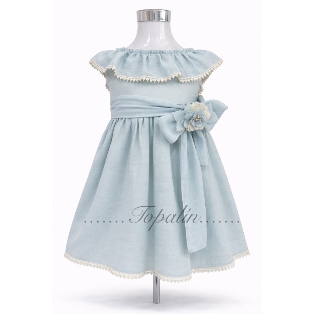 De 10 y 12 años vestido evento Lilus Hielo Frozen