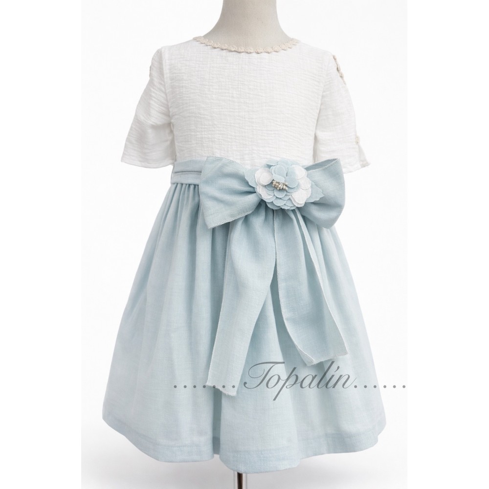 De 1 a 8 años vestido evento Lilus Hielo Frozen