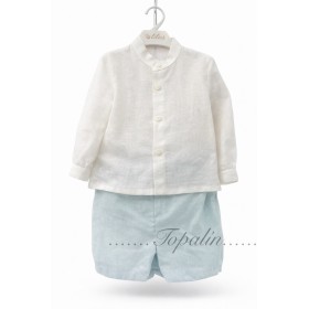 De 3 a 36m conjunto camisa...