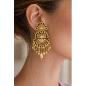 Pendiente Mujer abanico