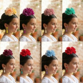 pedientes Niña corales