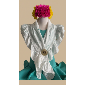 Mantón troquelado niña