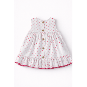 de 2 a 8años vestido topos...