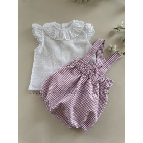 De 6 a 24m conjunto vichy...