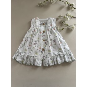 de 2 a 8años vestido flores...