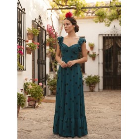Vestido lunares  Linares...