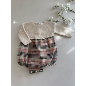De 1 a 18m vestido Tartán Baby